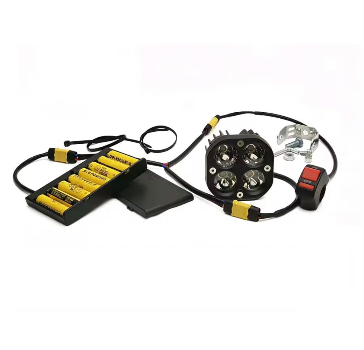 (PRE ORDER 11-16 DAYS) Baja squadron light with switch and battery pack