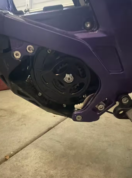 Motor cover for surron lbx